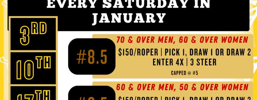 Big Tree Arena – SENIOR SATURDAY 1/31