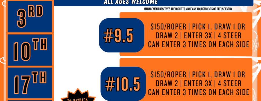 Big Tree Arena – TUESDAY 3/17
